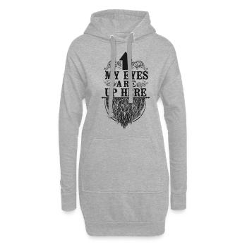 Beard Lover Bearded Man My Eyes - Hoodie-Kleid - Grau meliert - Vorne