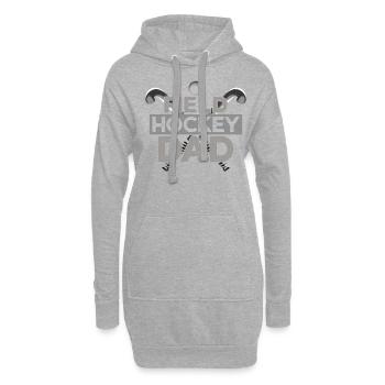 Field Hockey Dad Field Hockey Dad - Hoodie-Kleid - Grau meliert - Vorne