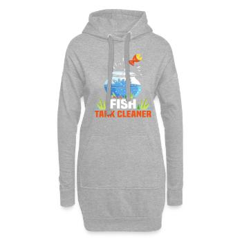 Nettoyeur d’aquarium Aquariist Fish Lover Aquarium - Sweat-shirt à capuche long Femme - gris chiné - Devant