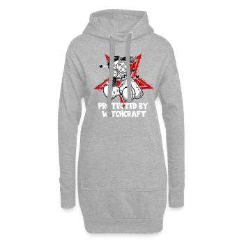 Magische Dunkle Kunst Okkulte Hexen Designs - Hoodie-Kleid - Grau meliert - Vorne