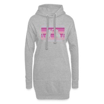 Dog Rescue Designs for Animal Rights Activists - Hoodie Dress - heather grey - Front
