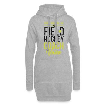 Field Hockey Coach Don't Make Me - Hoodie-Kleid - Grau meliert - Vorne