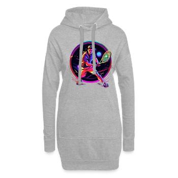 Tennis - Hoodie-Kleid - Grau meliert - Vorne