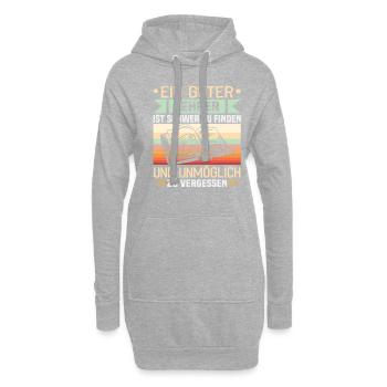 Meilleure idée de cadeau de pension pour les enseignants Étudiant - Sweat-shirt à capuche long Femme - gris chiné - Devant