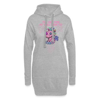 Bisexuell Transgender Pride Day LGBT - Hoodie-Kleid - Grau meliert - Vorne
