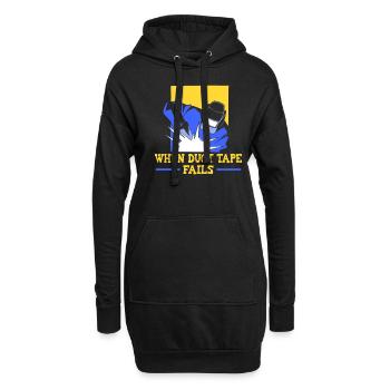 Schweißer Spruch Design für Metallbauer - Hoodie-Kleid - Schwarz - Vorne