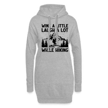 Randonnée Randonnée en plein air Alpinisme Trekking Natur - Sweat-shirt à capuche long Femme - gris chiné - Devant