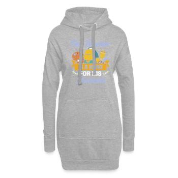 Meilleure idée de cadeau de pension pour les enseignants Étudiant - Sweat-shirt à capuche long Femme - gris chiné - Devant