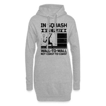 Squash Player Squash Tennis Player Raquetball Spor - Hoodie Dress - heather grey - Front