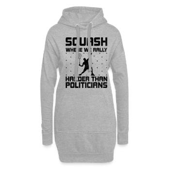 Squashspieler Squash-Tennisspieler Raquetball-Spor - Hoodie-Kleid - Grau meliert - Vorne