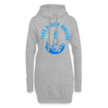 Plongée, Apnée Plongée, Apnée No Limit Apnée Apnée - Sweat-shirt à capuche long Femme - gris chiné - Devant