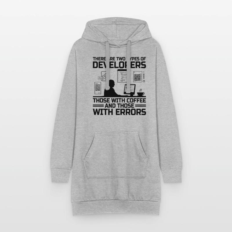 Kaffee-Codierung Programmierer Programmierer Entwickler Nerd Coff Hoodie-Kleid