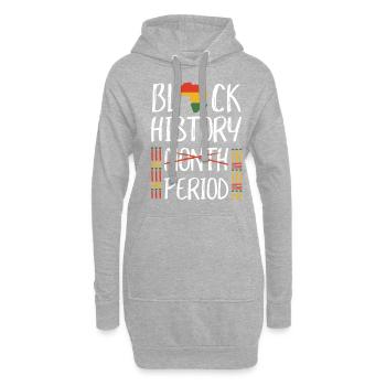 Monat der schBlack History Period Essential Tee - Hoodie-Kleid - Grau meliert - Vorne
