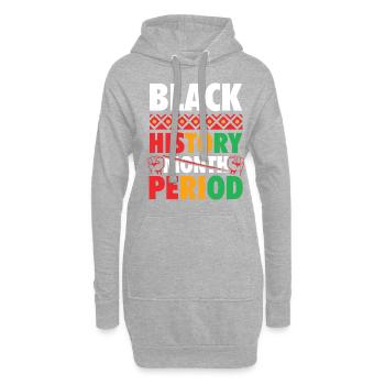 Monat der schBlack History Period Essential Tee - Hoodie-Kleid - Grau meliert - Vorne