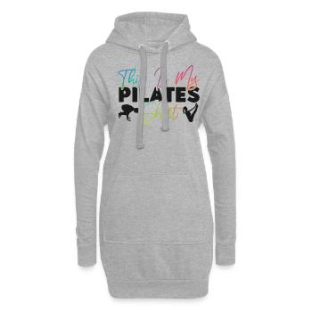 Instructeur de Pilates Professeur C’est - Sweat-shirt à capuche long Femme - gris chiné - Devant