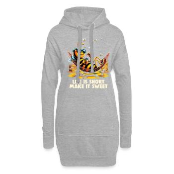 Amoureux des abeilles Apiculteurs Amis de la nature Apiculteurs - Sweat-shirt à capuche long Femme - gris chiné - Devant