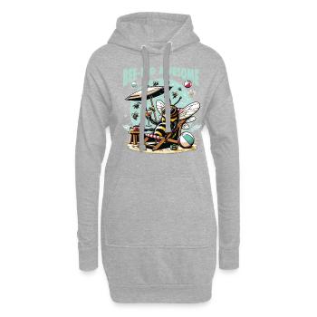 Amoureux des abeilles Apiculteurs Amis de la nature Apiculteurs - Sweat-shirt à capuche long Femme - gris chiné - Devant