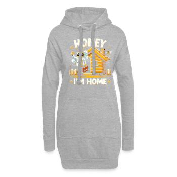 Amoureux des abeilles Apiculteurs Amis de la nature Apiculteurs - Sweat-shirt à capuche long Femme - gris chiné - Devant
