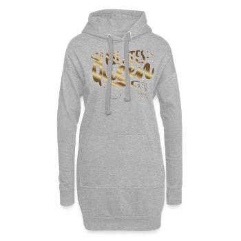Pilates Instructor Teacher Queen - Hoodie-Kleid - Grau meliert - Vorne