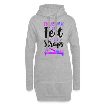 Pilates Instructor Teacher I'm - Hoodie-Kleid - Grau meliert - Vorne