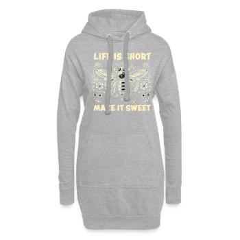Amoureux des abeilles Apiculteurs Amis de la nature Apiculteurs - Sweat-shirt à capuche long Femme - gris chiné - Devant