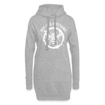 Amoureux des abeilles Apiculteurs Amoureux de la nature Apiculteurs - Sweat-shirt à capuche long Femme - gris chiné - Devant