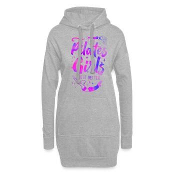 Pilates Instructor Teacher Pilates - Hoodie-Kleid - Grau meliert - Vorne