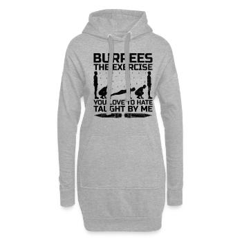 Professeur d’éducation physique Professeurs d’éducation physique École Spor - Sweat-shirt à capuche long Femme - gris chiné - Devant