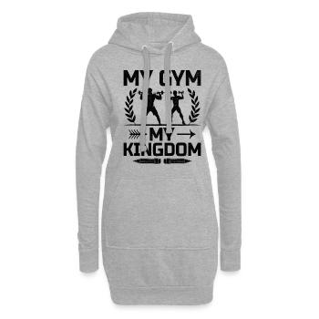 Sportlehrer Sportlehrer Schullehrer - Hoodie-Kleid - Grau meliert - Vorne