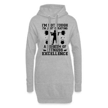 Sportlehrer Sportlehrer Schullehrer Schule Spor - Hoodie-Kleid - Grau meliert - Vorne