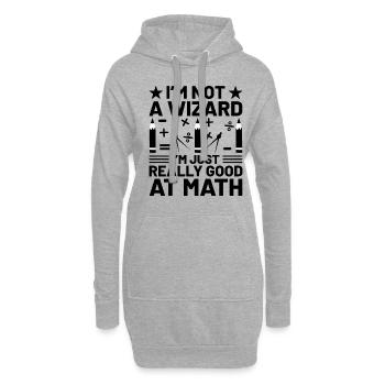 Professeur de mathématiques Professeur d’école Professeur de mathématiques drôle S - Sweat-shirt à capuche long Femme - gris chiné - Devant