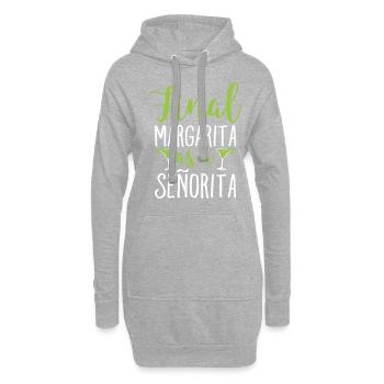 finalSeniorita-abschluss-margarita-t-shirt - Hoodie-Kleid - Grau meliert - Vorne