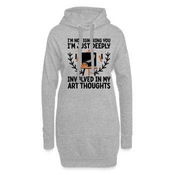 Kunstlehrer Schullehrer Lustige Kunstlehrer Scho - Hoodie-Kleid - Grau meliert - Vorne