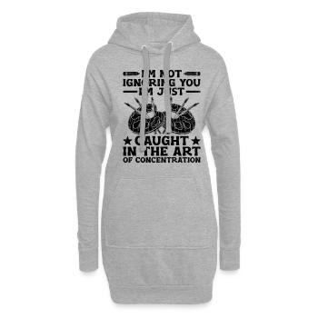 Kunstlehrer Schullehrer Lustige Kunstlehrer Scho - Hoodie-Kleid - Grau meliert - Vorne