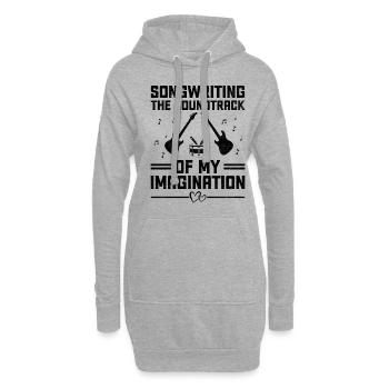 Musicien Auteur-compositeur Chanteur Musicien Musique Musique Pr - Sweat-shirt à capuche long Femme - gris chiné - Devant