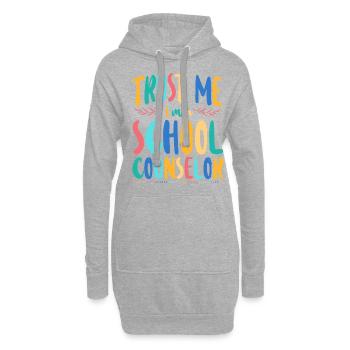 Conseiller scolaire Croyez-moi, je suis un - Sweat-shirt à capuche long Femme - gris chiné - Devant