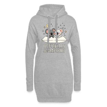 Offizielles Schlafshirt Koalas Koala Paar - Hoodie-Kleid - Grau meliert - Vorne