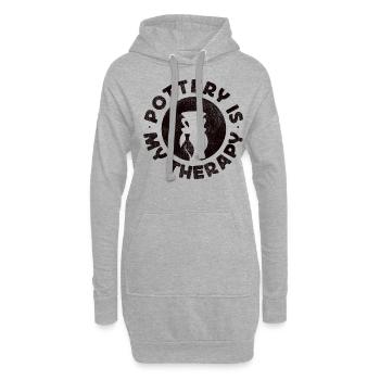 Pottery Ceramics Artist Pottery Is - Hoodie-Kleid - Grau meliert - Vorne