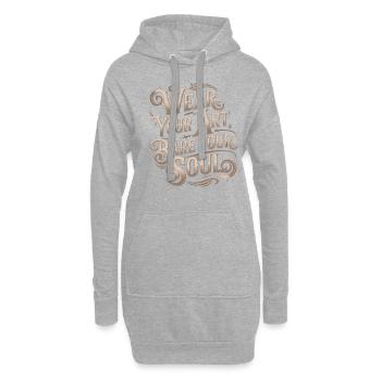 Tattoo Studio Tattoo Artist Tattoo Ideen - Hoodie-Kleid - Grau meliert - Vorne