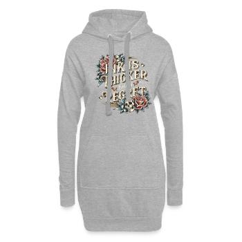 Tattoo Studio Tattoo Artist Tattoo Ideen - Hoodie-Kleid - Grau meliert - Vorne