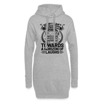 Désolé, je ne peux pas, je me dirige vers un horizon de - Sweat-shirt à capuche long Femme - gris chiné - Devant