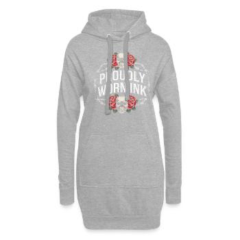 Tattoo Studio Tattoo Artist Tattoo Ideen - Hoodie-Kleid - Grau meliert - Vorne