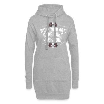 Tattoo Studio Tattoo Artist Tattoo Ideen - Hoodie-Kleid - Grau meliert - Vorne