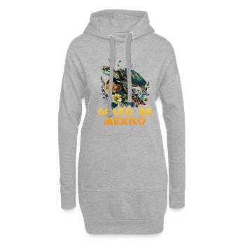 golfo de mexico - Hoodie-Kleid - Grau meliert - Vorne