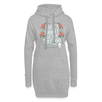 Tattoo Studio Tattoo Artist Tattoo Ideen - Hoodie-Kleid - Grau meliert - Vorne