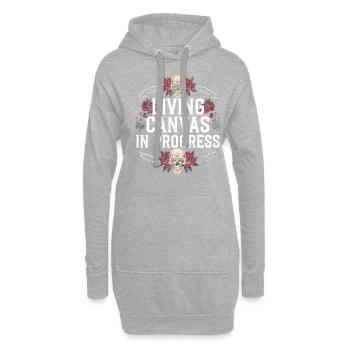Tattoo Studio Tattoo Artist Tattoo Ideen - Hoodie-Kleid - Grau meliert - Vorne