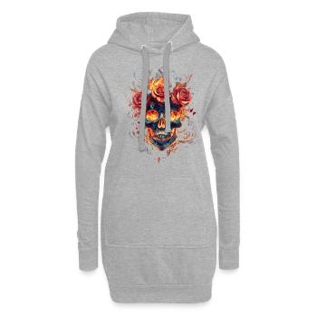 Tattoo Studio Tattoo Artist Tattoo Ideen - Hoodie-Kleid - Grau meliert - Vorne
