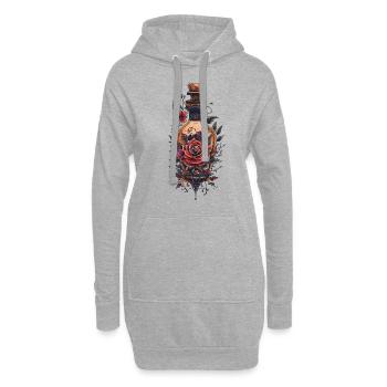 Tattoo Studio Tattoo Artist Tattoo Ideen - Hoodie-Kleid - Grau meliert - Vorne