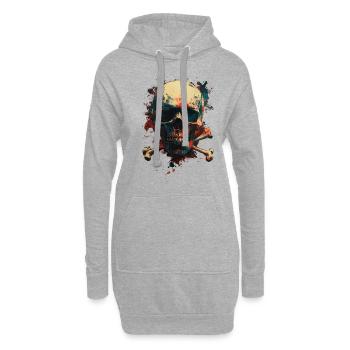 Tattoo Studio Tattoo Artist Tattoo Ideen - Hoodie-Kleid - Grau meliert - Vorne
