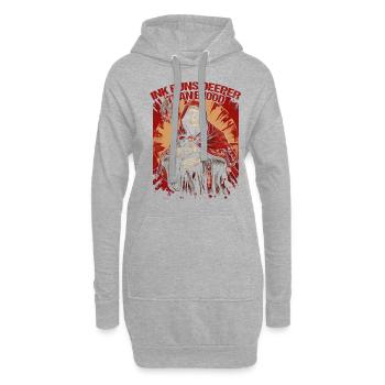Tattoo Studio Tattoo Artist Tattoo Ideen - Hoodie-Kleid - Grau meliert - Vorne